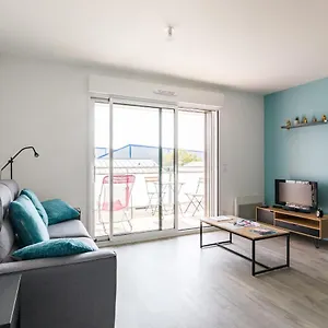  Appartement L'écume - Studio Moderne Avec Grand Balcon Et Place De Parking France